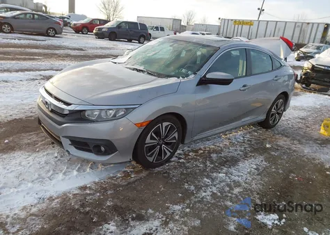 2017 Honda Civic Ex-T z USA, uszkodzony, nr VIN 2HGFC1F36HH657631